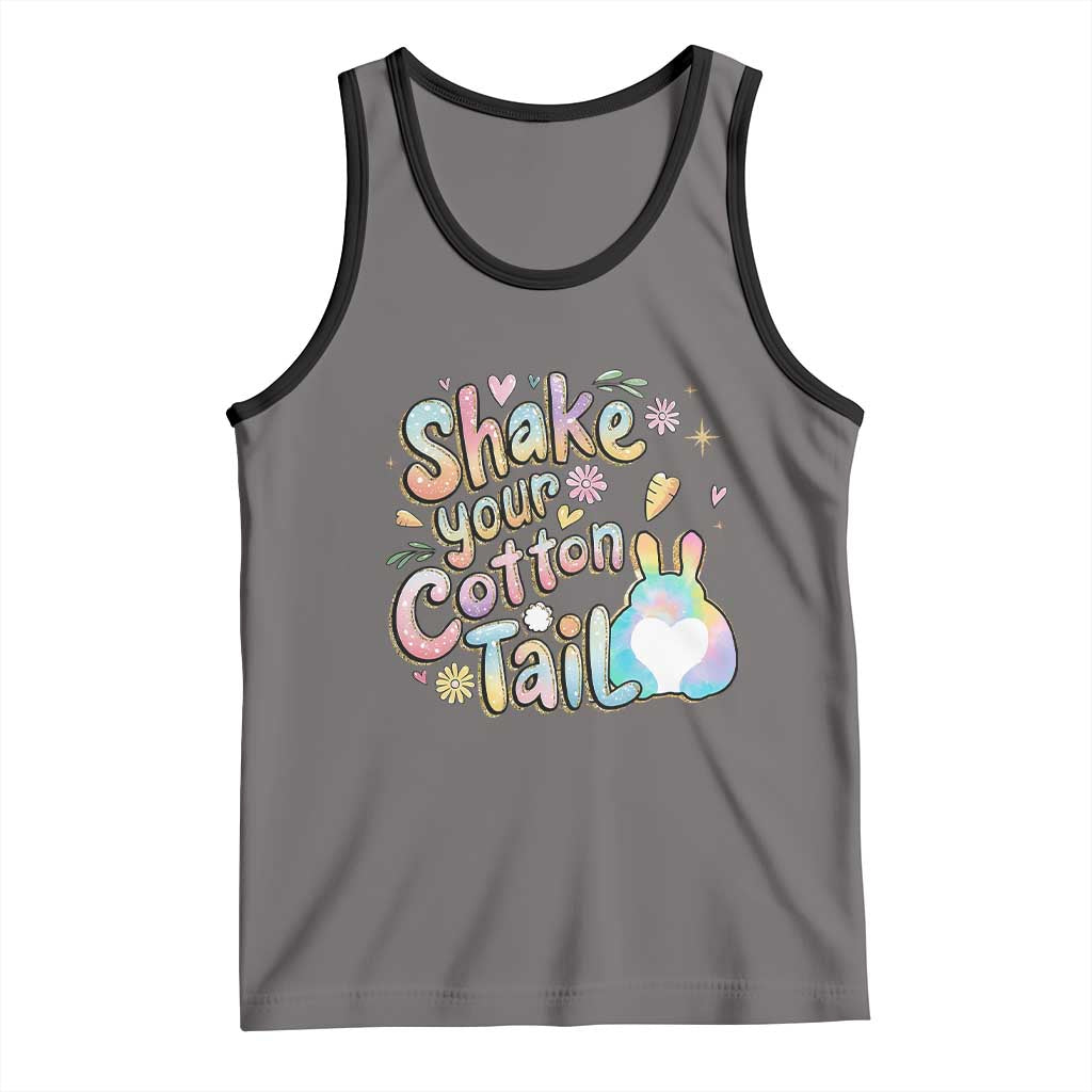Funny Easter Day Retro Bunny Shake Your Cotton Tail Tank Top