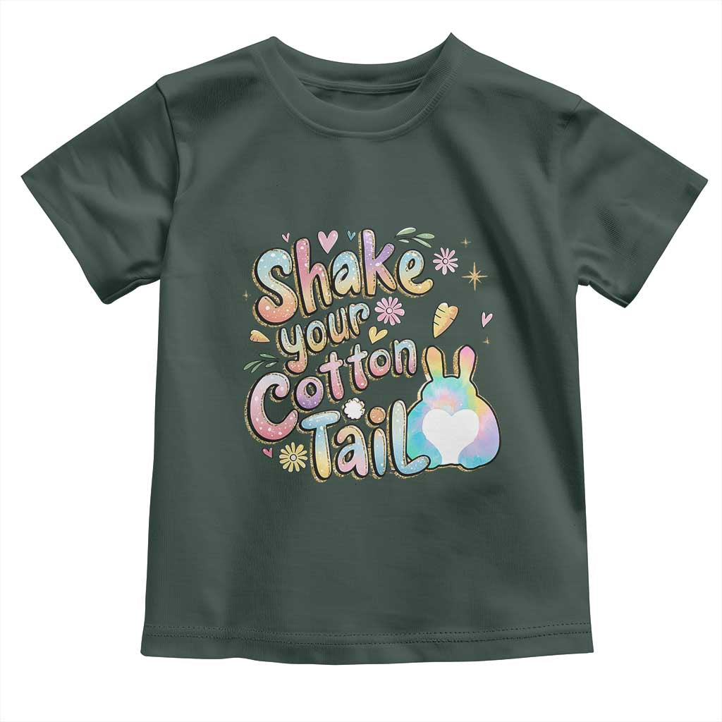 Funny Easter Day Retro Bunny Shake Your Cotton Tail Toddler T Shirt