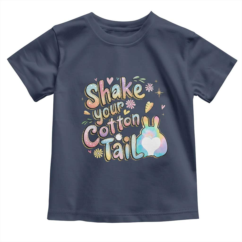 Funny Easter Day Retro Bunny Shake Your Cotton Tail Toddler T Shirt