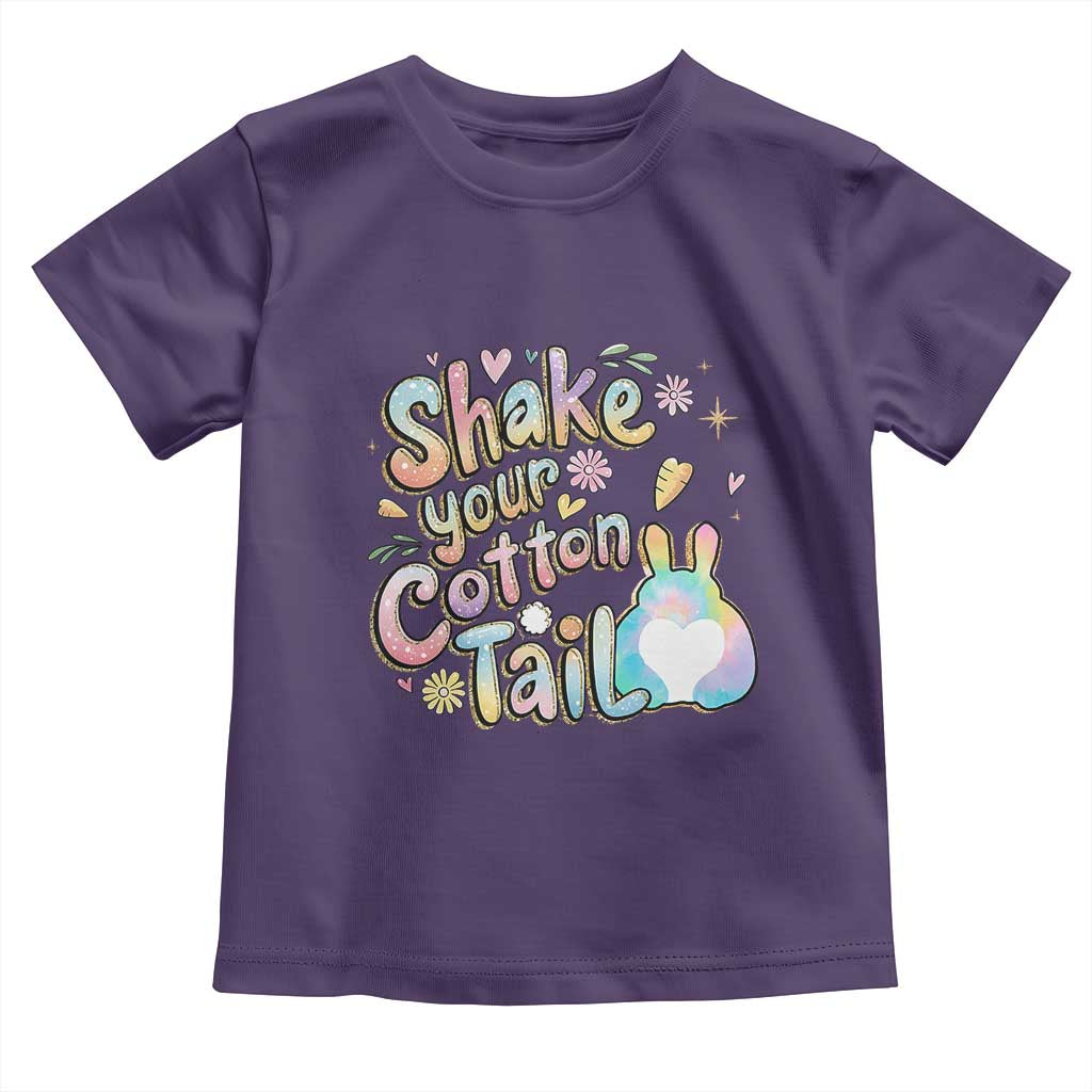 Funny Easter Day Retro Bunny Shake Your Cotton Tail Toddler T Shirt