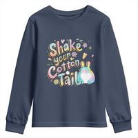 Funny Easter Day Retro Bunny Shake Your Cotton Tail Youth Sweatshirt