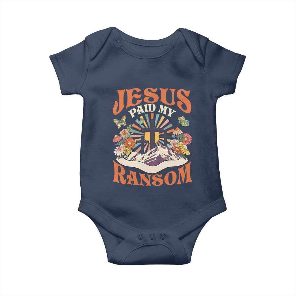 Jesus Paid My Ransom Baby Onesie Jesus Christian Faith Good Friday Bible Verse