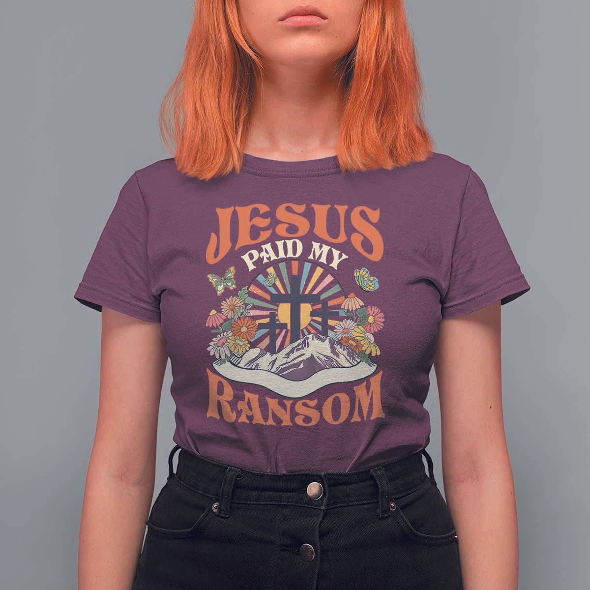 Jesus Paid My Ransom T Shirt For Women Jesus Christian Faith Good Friday Bible Verse