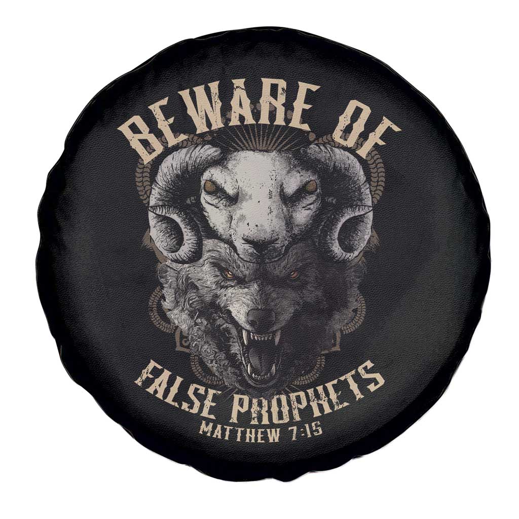 Beware Of False Prophets Spare Tire Cover Christian Sheep Wolf