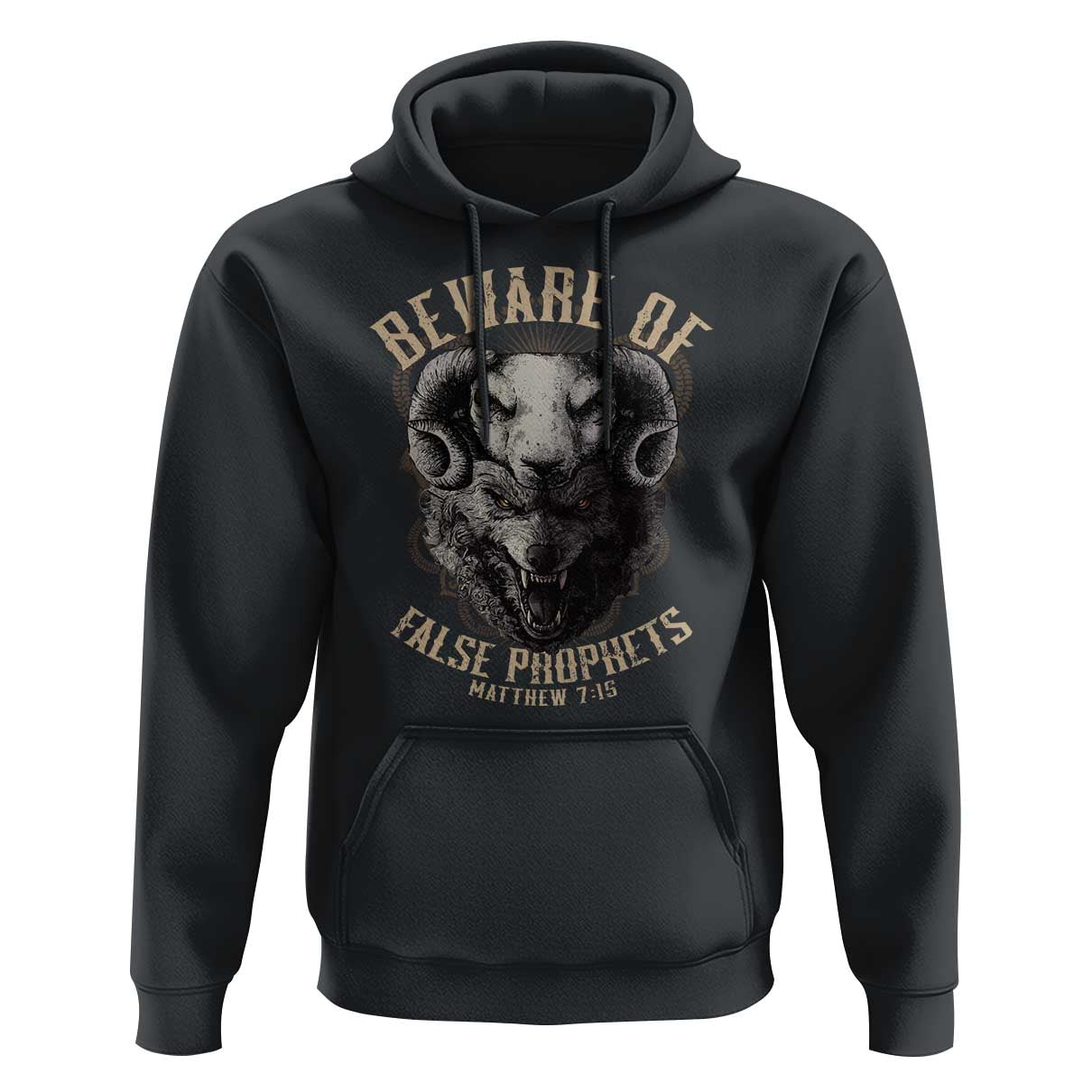 Beware Of False Prophets Hoodie Christian Sheep Wolf
