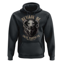 Beware Of False Prophets Hoodie Christian Sheep Wolf