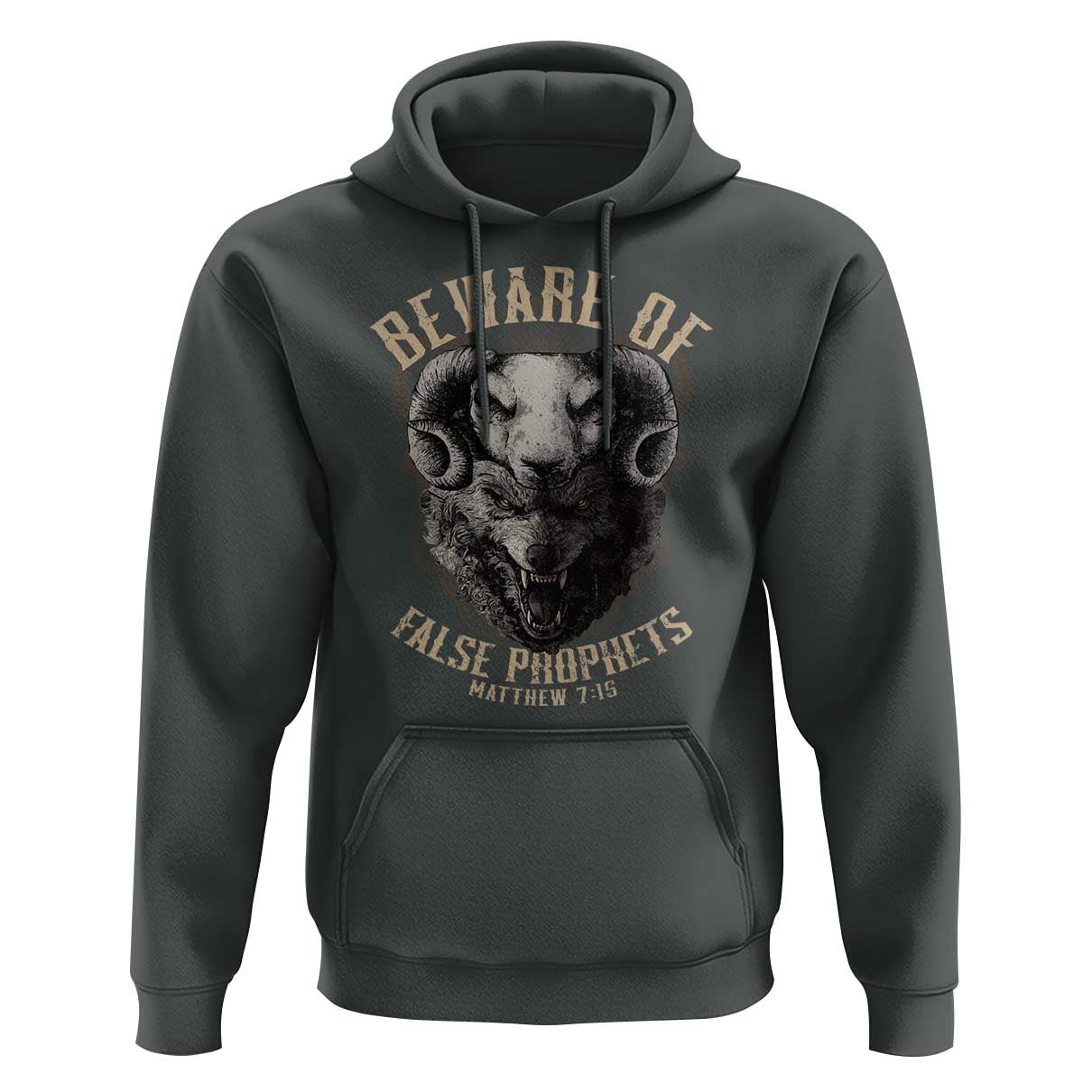 Beware Of False Prophets Hoodie Christian Sheep Wolf