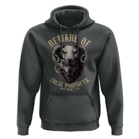 Beware Of False Prophets Hoodie Christian Sheep Wolf