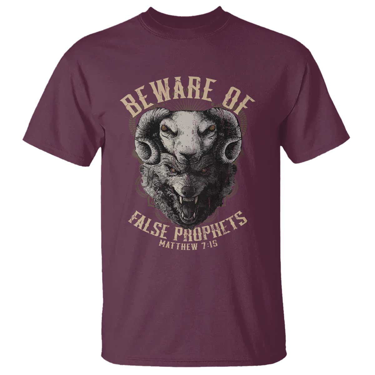 Beware Of False Prophets T Shirt Christian Sheep Wolf