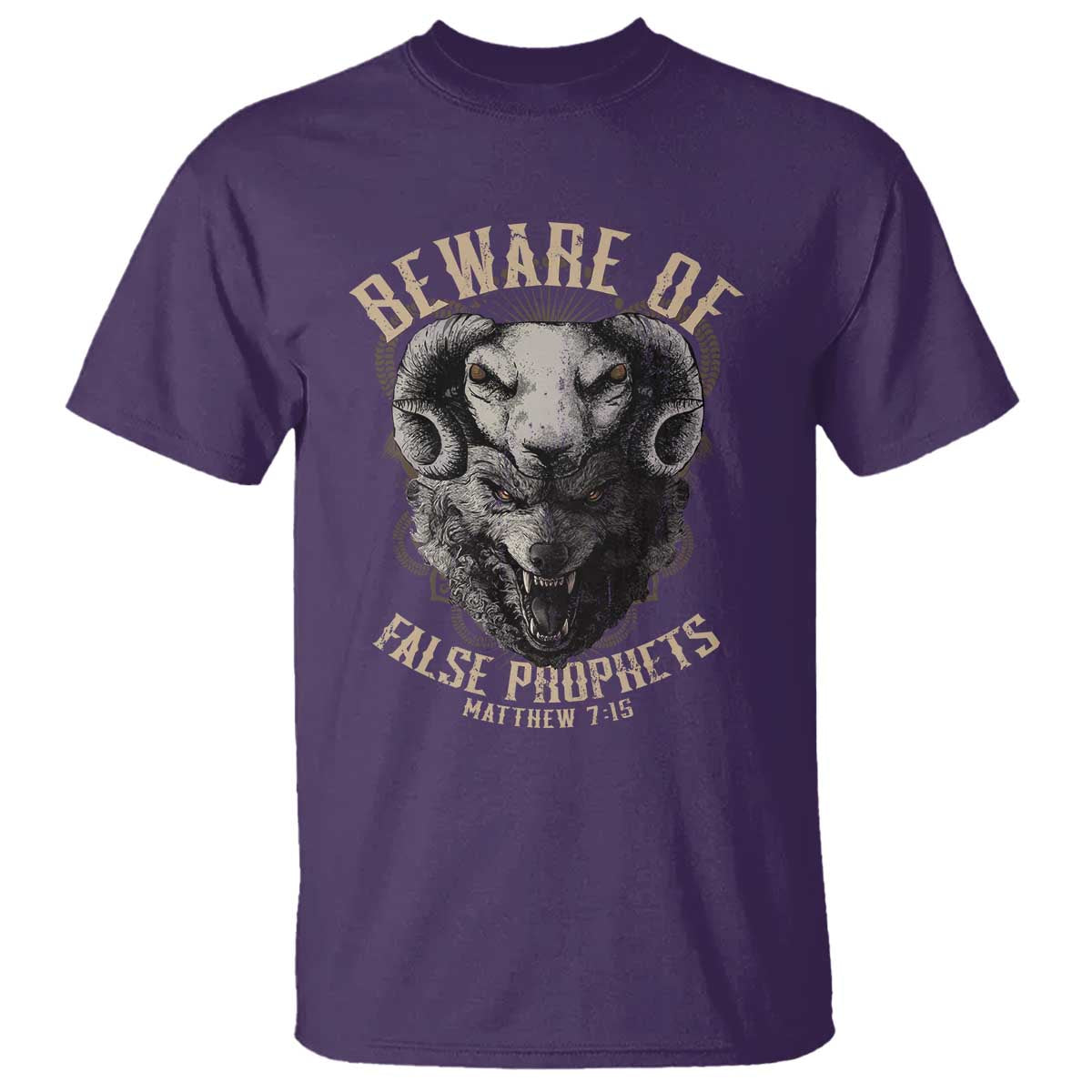 Beware Of False Prophets T Shirt Christian Sheep Wolf