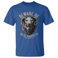 Beware Of False Prophets T Shirt Christian Sheep Wolf