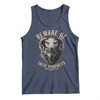 Beware Of False Prophets Tank Top Christian Sheep Wolf
