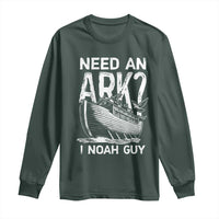 Funny Need An Ark I Noah Guy Long Sleeve Shirt Christian Pun