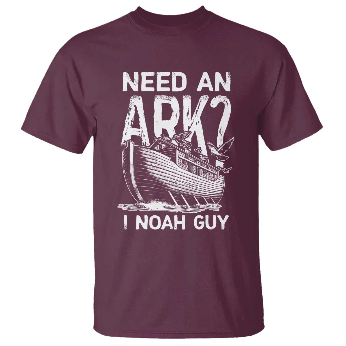 Funny Need An Ark I Noah Guy T Shirt Christian Pun