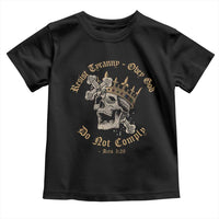 Eastern Orthodox Christian Toddler T Shirt Resist Tyranny Obey God Do Not Comply Skull