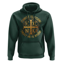 Orthodox Easter Christian Hoodie Christ Is Risen He Is Risen Greek NIKA Cross