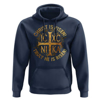 Orthodox Easter Christian Hoodie Christ Is Risen He Is Risen Greek NIKA Cross