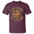 Orthodox Easter Christian T Shirt Christ Is Risen He Is Risen Greek NIKA Cross