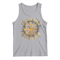 Orthodox Easter Christian Tank Top Christ Is Risen He Is Risen Greek NIKA Cross