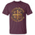 Orthodox Easter Christian T Shirt Christ Is Risen Truly He Is Risen NIKA Cross
