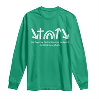 Christian Easter Long Sleeve Shirt He Came He Died He Rose He Ascended And He Is Coming Back