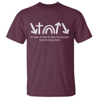 Christian Easter T Shirt He Came He Died He Rose He Ascended And He Is Coming Back