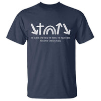 Christian Easter T Shirt He Came He Died He Rose He Ascended And He Is Coming Back