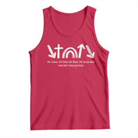 Christian Easter Tank Top He Came He Died He Rose He Ascended And He Is Coming Back