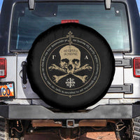 Eastern Orthodox Cross Skull IC XC Nika Jesus Church Spare Tire Cover