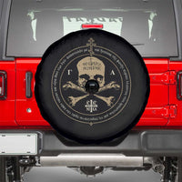 Eastern Orthodox Cross Skull IC XC Nika Jesus Church Spare Tire Cover