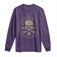 Eastern Orthodox Cross Skull IC XC Nika Jesus Church Long Sleeve Shirt