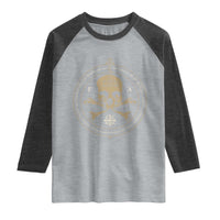 Eastern Orthodox Cross Skull IC XC Nika Jesus Church Raglan Shirt