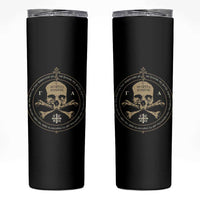 Eastern Orthodox Cross Skull IC XC Nika Jesus Church Skinny Tumbler