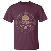 Eastern Orthodox Cross Skull IC XC Nika Jesus Church T Shirt