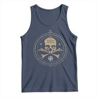 Eastern Orthodox Cross Skull IC XC Nika Jesus Church Tank Top
