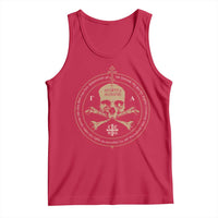 Eastern Orthodox Cross Skull IC XC Nika Jesus Church Tank Top