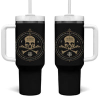 Eastern Orthodox Cross Skull IC XC Nika Jesus Church Tumbler With Handle