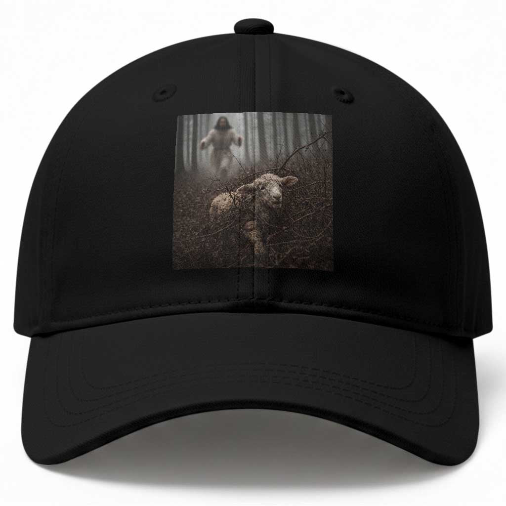 Christian Biblical Parable Of Lost Sheep Scene Baseball Cap Funny Photo