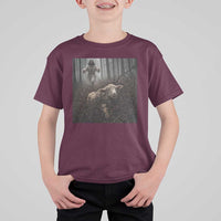 Christian Biblical Parable Of Lost Sheep Scene T Shirt For Kid Funny Photo