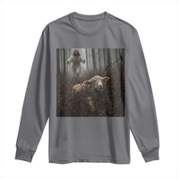 Christian Biblical Parable Of Lost Sheep Scene Long Sleeve Shirt Funny Photo