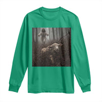 Christian Biblical Parable Of Lost Sheep Scene Long Sleeve Shirt Funny Photo