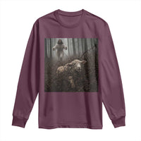 Christian Biblical Parable Of Lost Sheep Scene Long Sleeve Shirt Funny Photo