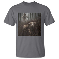 Christian Biblical Parable Of Lost Sheep Scene T Shirt Funny Photo