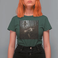Christian Biblical Parable Of Lost Sheep Scene T Shirt For Women Funny Photo