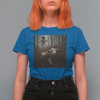 Christian Biblical Parable Of Lost Sheep Scene T Shirt For Women Funny Photo