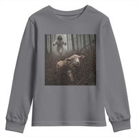 Christian Biblical Parable Of Lost Sheep Scene Youth Sweatshirt Funny Photo