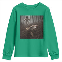 Christian Biblical Parable Of Lost Sheep Scene Youth Sweatshirt Funny Photo