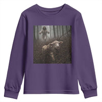 Christian Biblical Parable Of Lost Sheep Scene Youth Sweatshirt Funny Photo