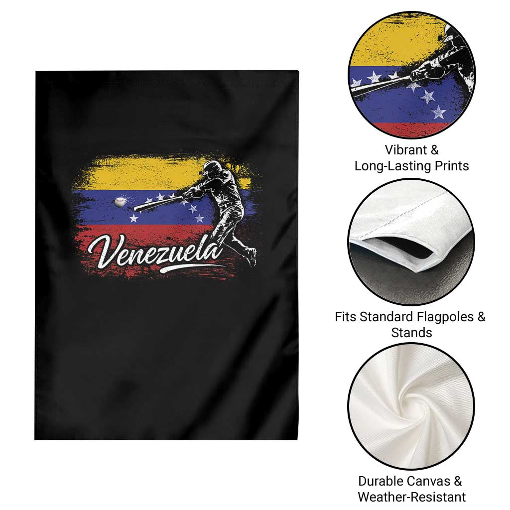 Venezuela Baseball Batter Venezuelan Sport Fan Garden Flag