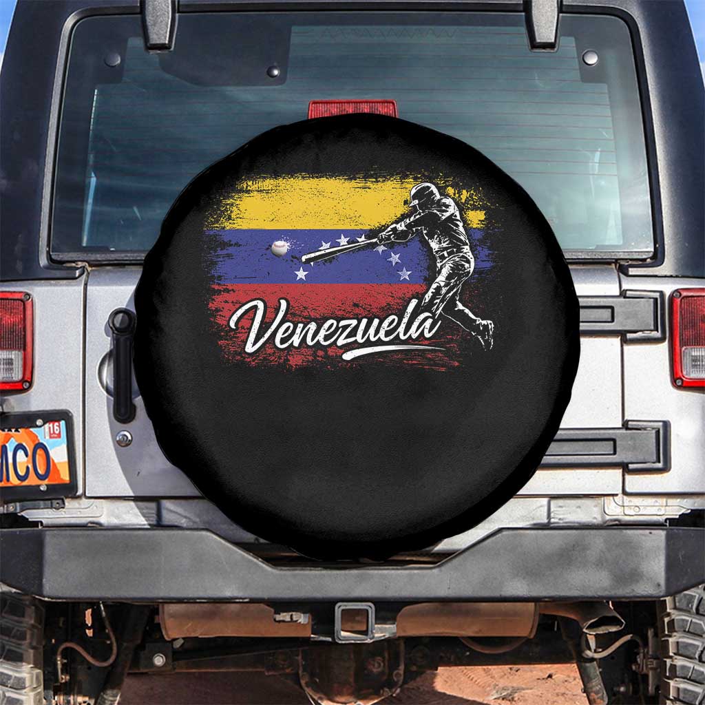 Venezuela Baseball Batter Venezuelan Sport Fan Spare Tire Cover